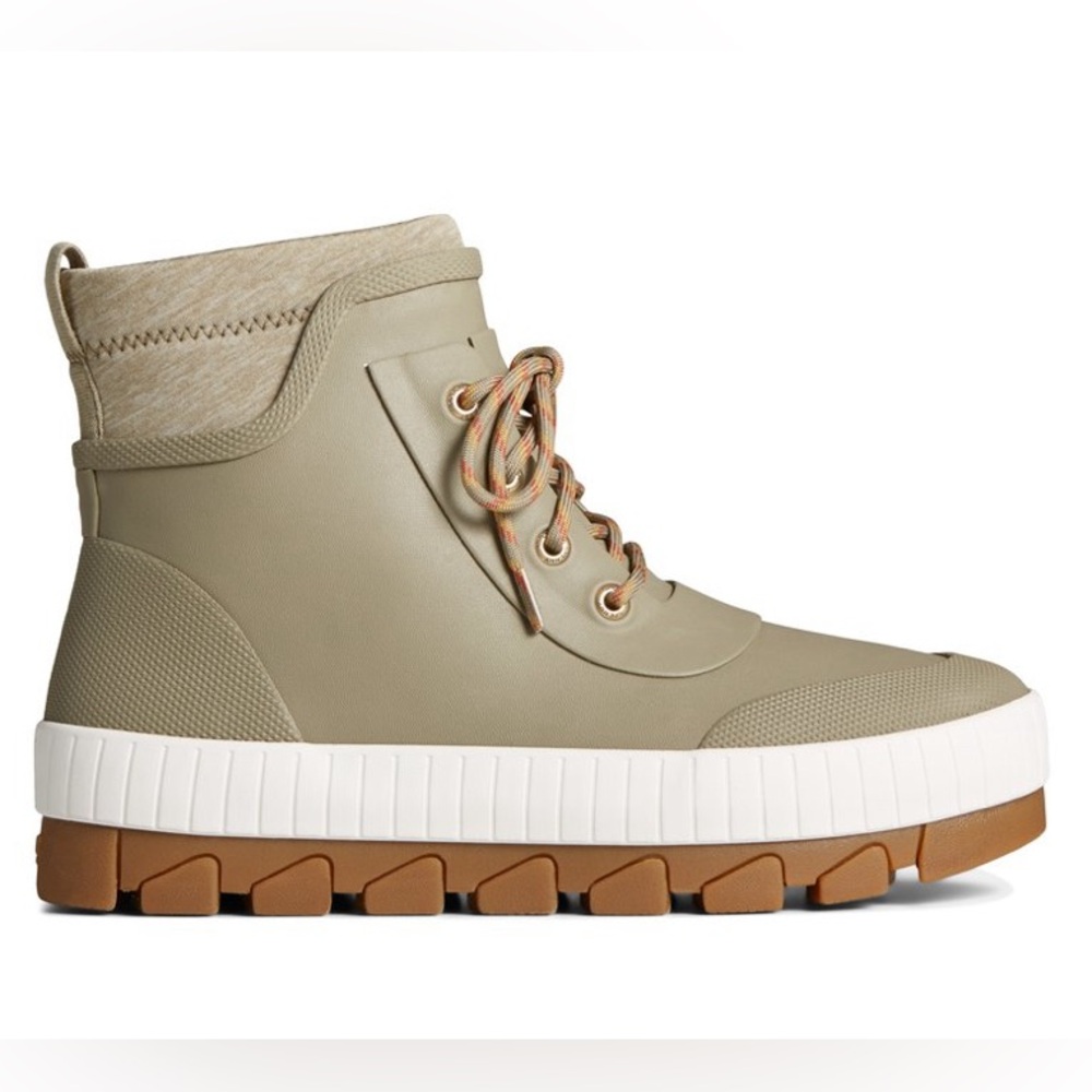 NWT Sperry Torrent Rubber Lace Up Boot Size 8 Women’s
